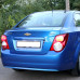 Заказать Бампер задний в цвет кузова Chevrolet Aveo T300 (2011-2015) седан в Казани