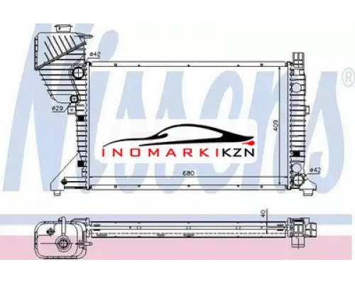Купить Радиатор двигателя NISSENS 62519A на MERCEDES SPRINTER 901/902 в Казани