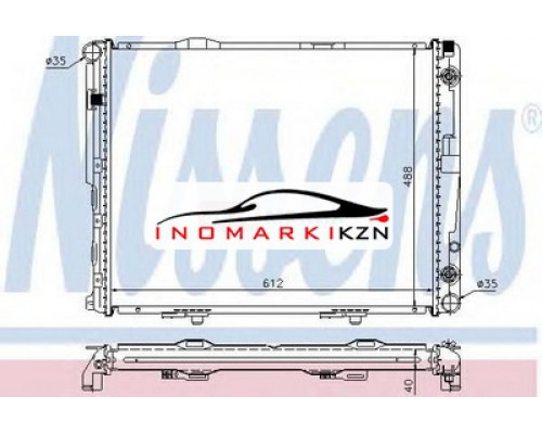 Заказать Радиатор MB W124 3.0TD 93-97 в Казани
