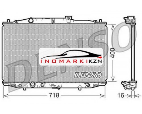 Купить Радиатор охлаждение двигателя DENSO DRM40024 на Honda Accord VII (2002–2006) в Казани