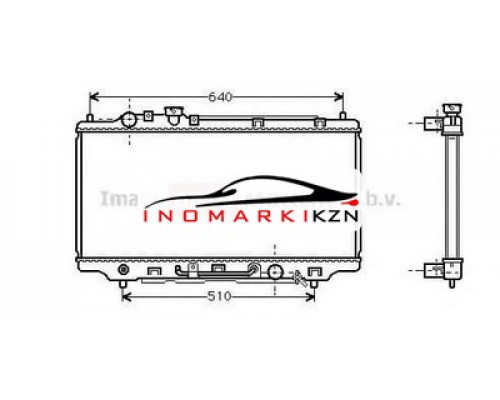 Заказать Радиатор MAZDA 323 1.5-1.8 94-99 в Казани