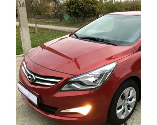 Заказать Капот в цвет кузова Hyundai Solaris (2014-2017) рестайлинг в Казани