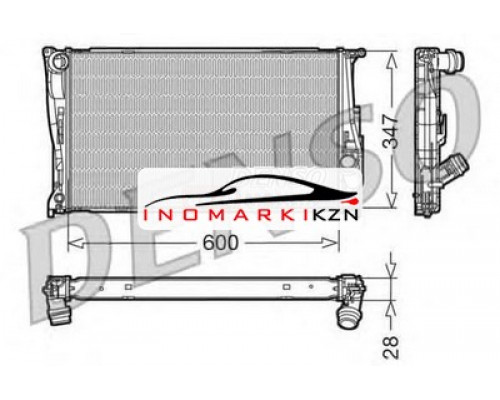 Купить Радиатор BMW E81 E87 E90 F25 2.0-3.0 2.0D-3.0D 05- в Казани