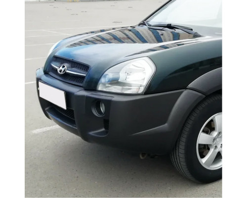 Купить Бампер передний в цвет кузова Hyundai Tucson 1 (2004-2010) под расширители в Казани