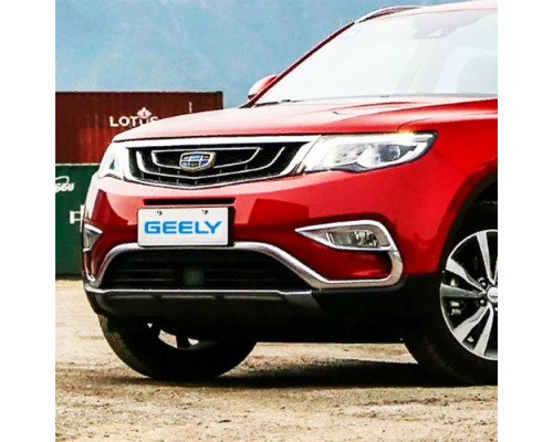 Купить Бампер передний (верхняя часть) в цвет кузова Geely Atlas (2016-2020) в Казани