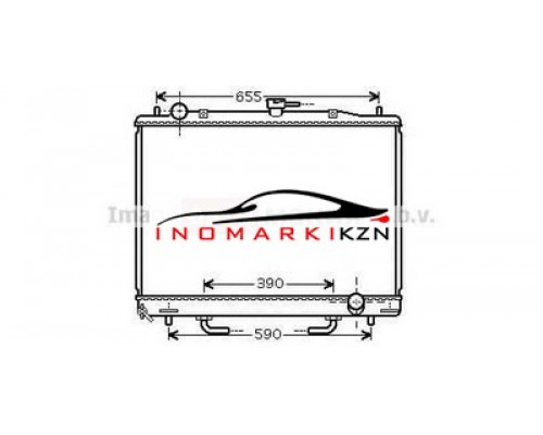 Купить Радиатор MITSUBISHI PAJERO 3.5 A T 00-02 в Казани
