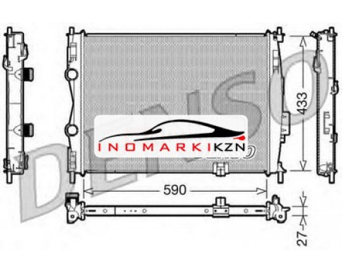Купить Радиатор NISSAN QASHQAI 2.0 A T 07- в Казани