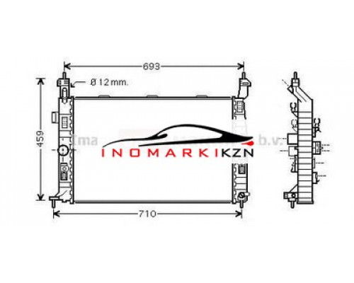 Заказать Радиатор OPEL MERIVA 1.4-1.8 03- в Казани