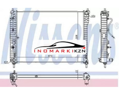 Заказать Радиатор OPEL ANTARA CHEVROLET CAPTIVA 2.4 3.0 3.2 A T 06- в Казани