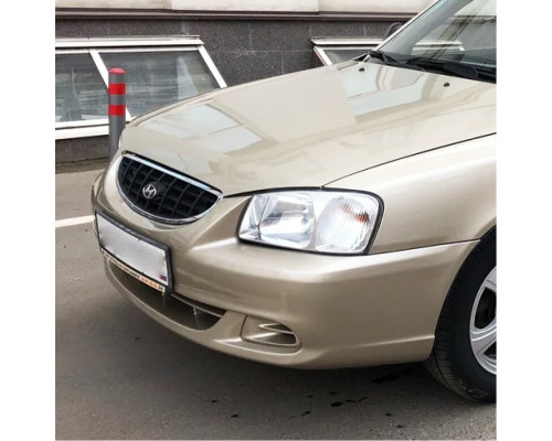 Купить Бампер передний в цвет кузова Hyundai Accent (1999-2012) в Казани