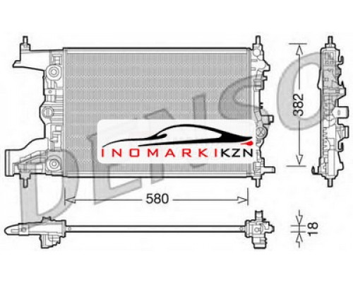Заказать Радиатор CHEVROLET CRUZE 1.6 1.8 A T 09- OPEL ASTRA J 1.6 09- AT в Казани