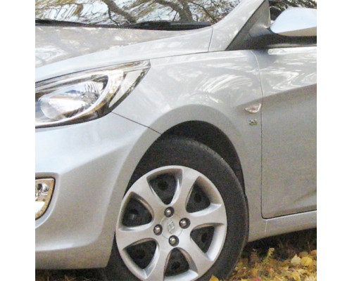 Купить Крыло переднее левое в цвет кузова Hyundai Solaris 1 (2011-2017) в Казани