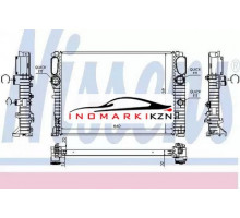 Радиатор двигателя NISSENS 62797A