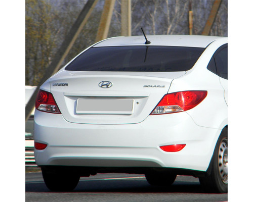 Заказать Бампер задний в цвет кузова Hyundai Solaris (2011-2014) седан в Казани