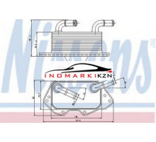 Радиатор масляный AUDI A4 A5 A6 A8 Q5 2.4-3.2 3.0T 04- 10-